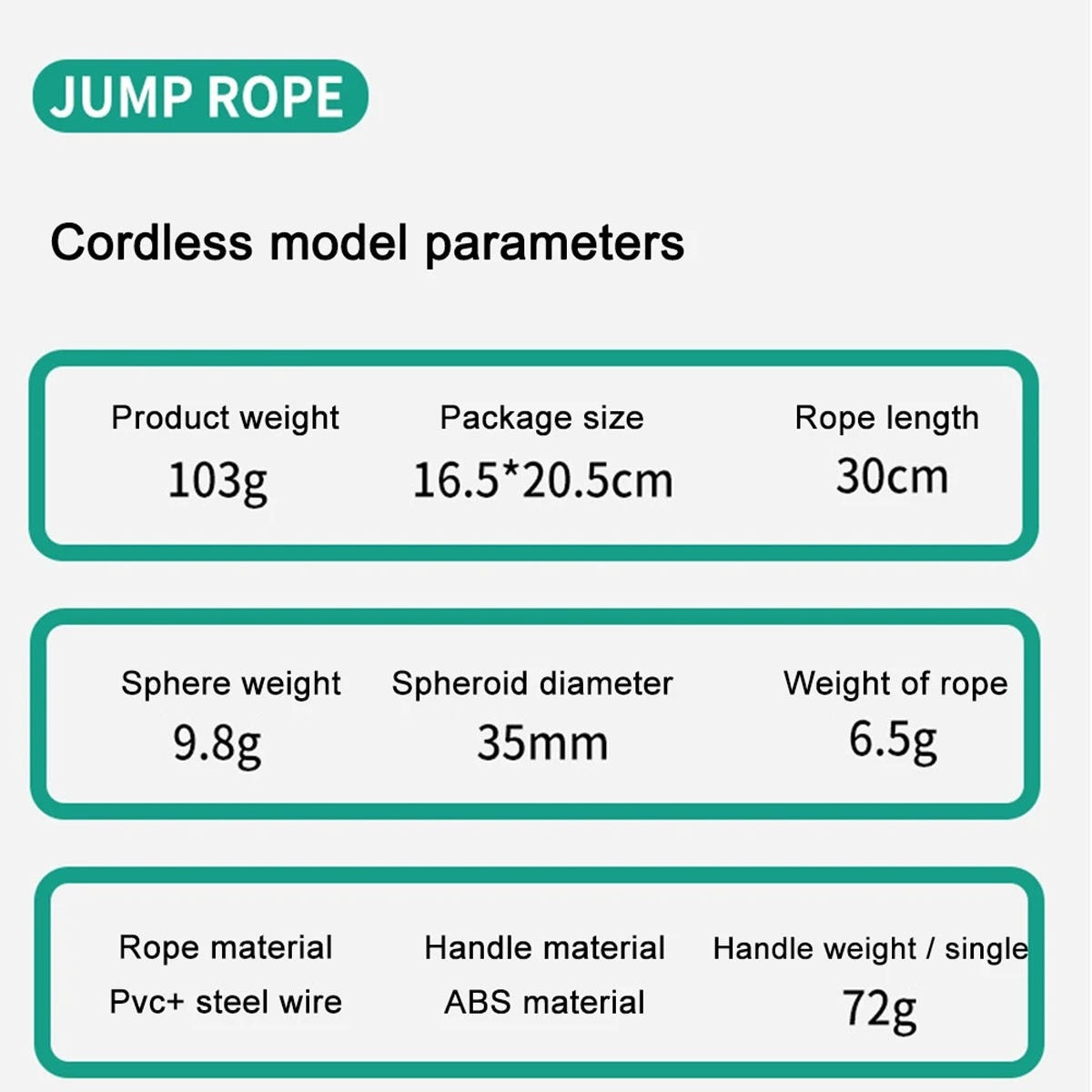 Cordless Skipping Rope  Ropes Smart Screen With Weighted For Sports Fitness